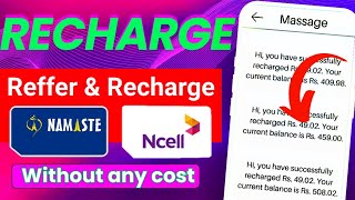 Reffer and Recharge | How To Recharge Phone Without Recharge Card | NTC Ncell screenshot 2