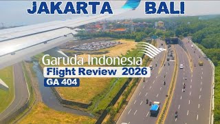 Garuda Indonesia Jakarta to Bali Daytime Flight Review: Complete from Departure to Arrival
