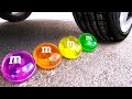 Crushing Crunchy & Soft Things by Car! Experiment Car vs Surprise Eggs & candy Slime