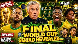Brazil’s DEADLY 2026 World Cup Squad Is Here… Can Anyone Stop Them?