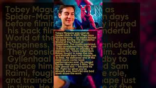 Tobey Maguire Almost Lost Spider-Man Days Before Filming Started #shorts