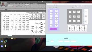 Regresión polinomial grado 2 java / métodos numéricos