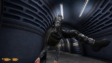 messing around with a ragdoll in black mesa