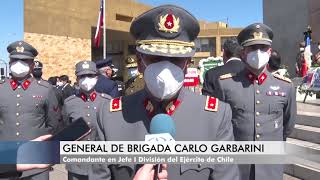 Conmemoración del aniversario del natalicio 243 de Bernando O´Higgins en Antofagasta