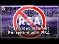 This Video was Not Encrypted with RSA | Infinite Series