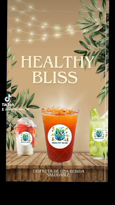 Healthy bliss Bebidas Naturales y Deliciosas disponibles ahora #saludable #bebidas #parati
