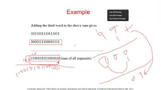 Data Communications & Computer Networks - Checksum Calculation