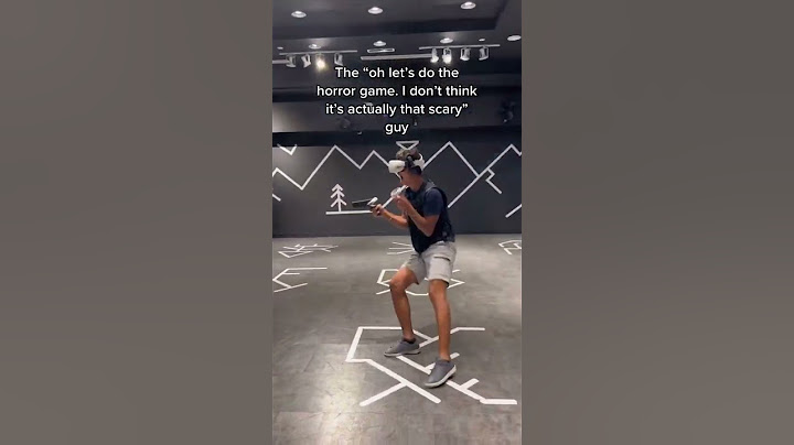 The VR gaming experience can sometimes be TOO immersive 😂 #shorts