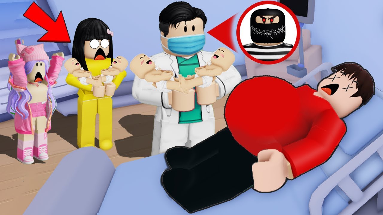 Yuta Hamil Melahirkan Bayi Kembar 4 Mio Baby Celine Tangkap Penculik Bayi Kembarnya || ROBLOX