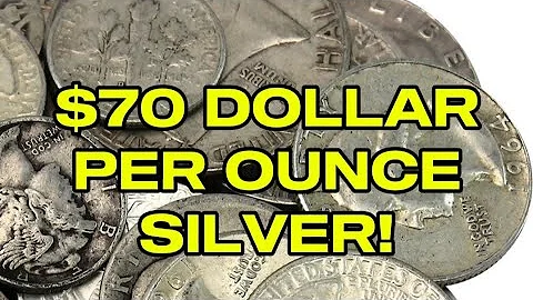 $70 SILVER!!! HOW MUCH ARE YOUR SILVER COINS WORTH? 💲💲💲