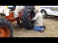 CASE / David Brown 1390 Tire Changing