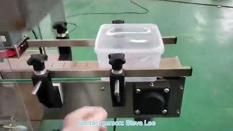 High Speed Automatic Lid Delivery and Capping Machine Operation Video 2 from Wilpac