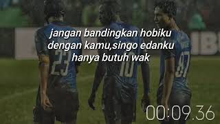 Story WA Arema💙kata-kata romantis