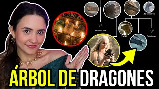 Árbol Genealógico DRAGONES en House of the Dragon🔥Origen dragones de Daenerys Targaryen