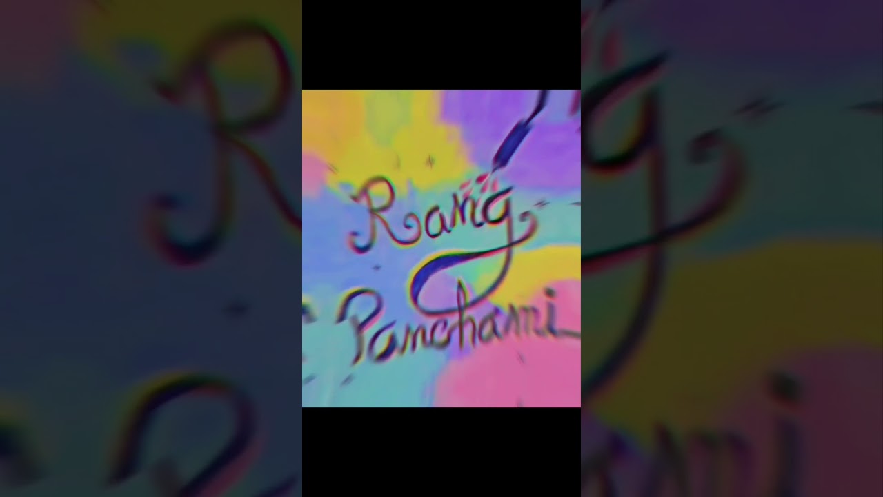 Rang Panchami special drawing ✨️ || 