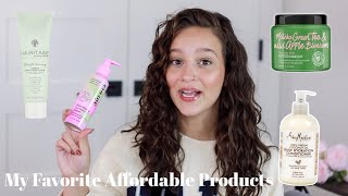 Drugstore & Affordable Curly/Wavy Hair Products | my favorite hair products!!