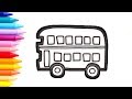 How to Draw Colorful Vehicles. Drawing for Kids Coloring