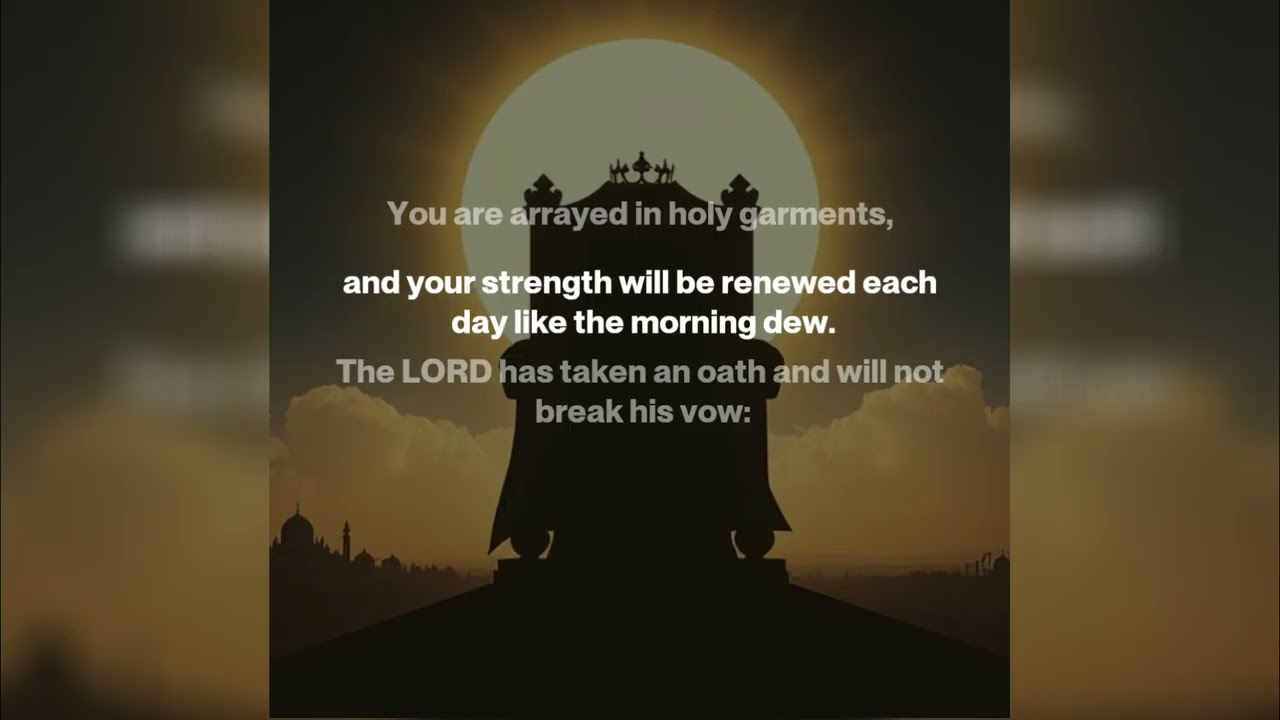 Psalm 110 Word for Word (NLT)