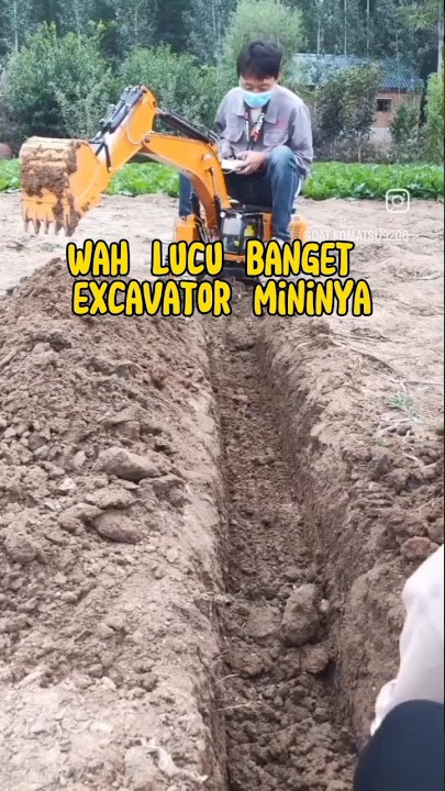 Lucu banget gaes,pake remote tapi bisa dinaikin #excavator #truck