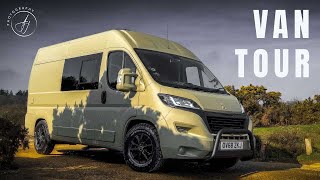 FULL Van Reveal & TOUR  Peugeot Boxer L2H2  Self Build CAMPERVAN (4K)