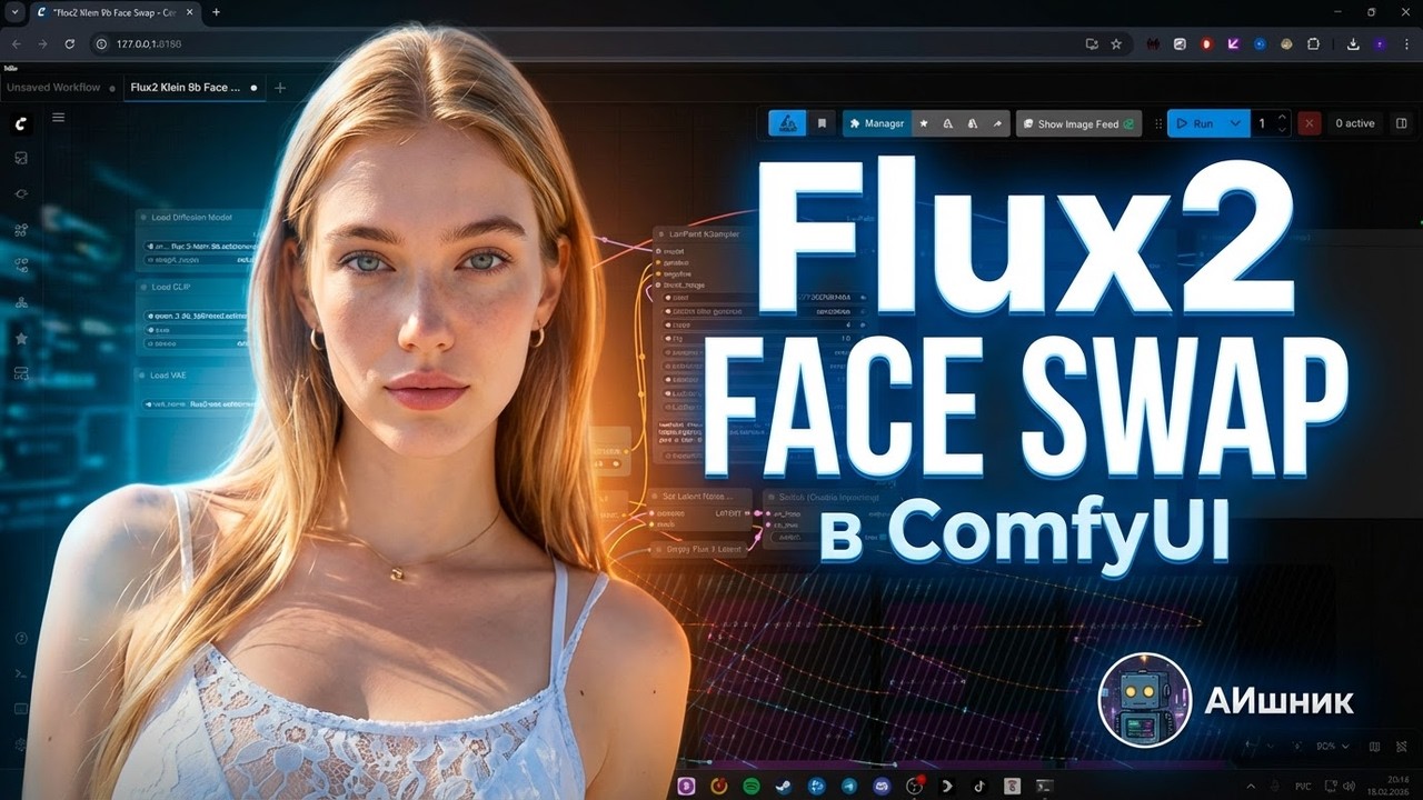 Делаем Face Swap на Flux2 Klein 9b в Comfy