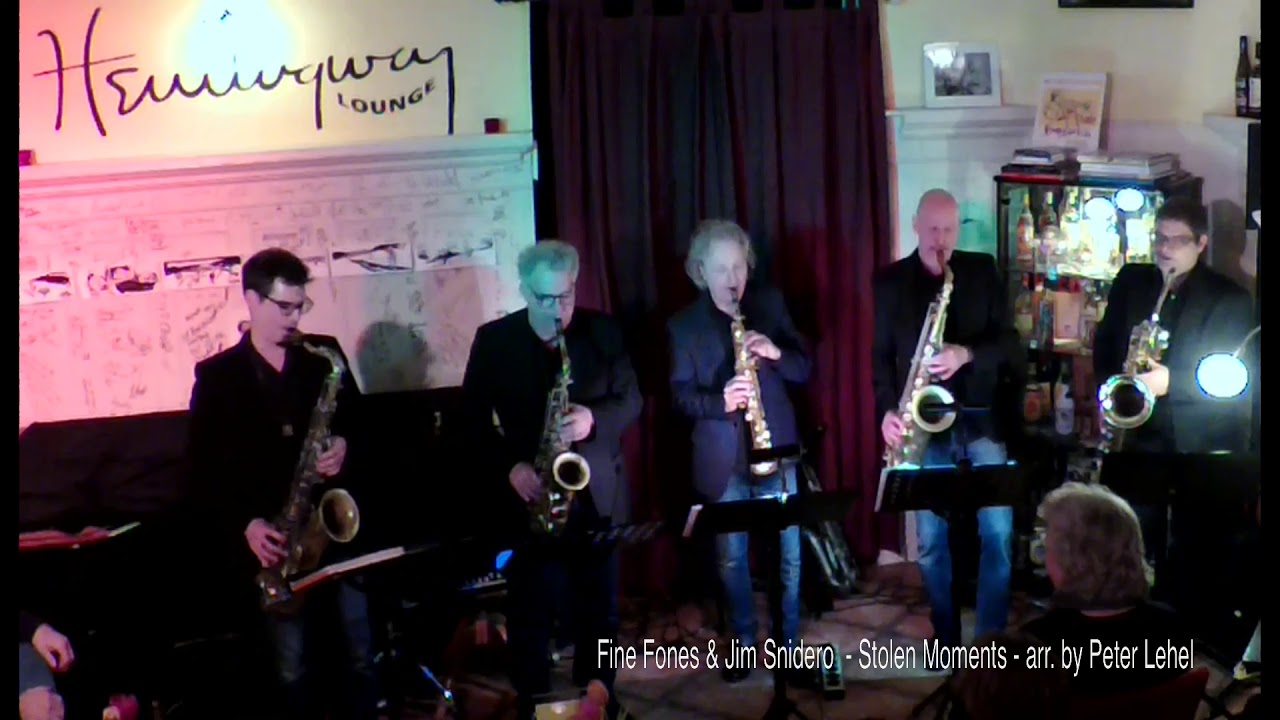 FineFones Saxophone Quartet feat Jim Snidero: Stolen Moments (Oliver Nelson) Live Karlsruhe 01 2019