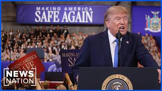Trump touts record low-crime stats during speech at Nassau County Police Academy