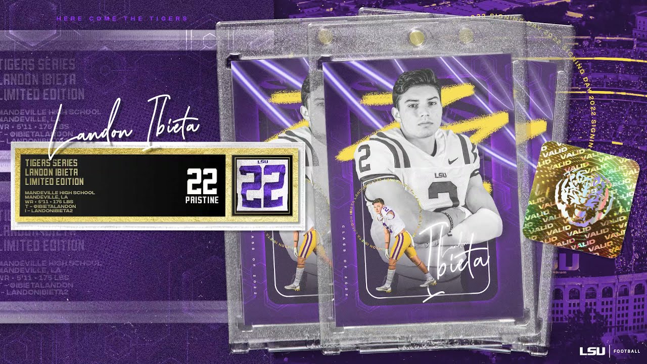 LSU Football Signee Highlights -  LANDON IBIETA