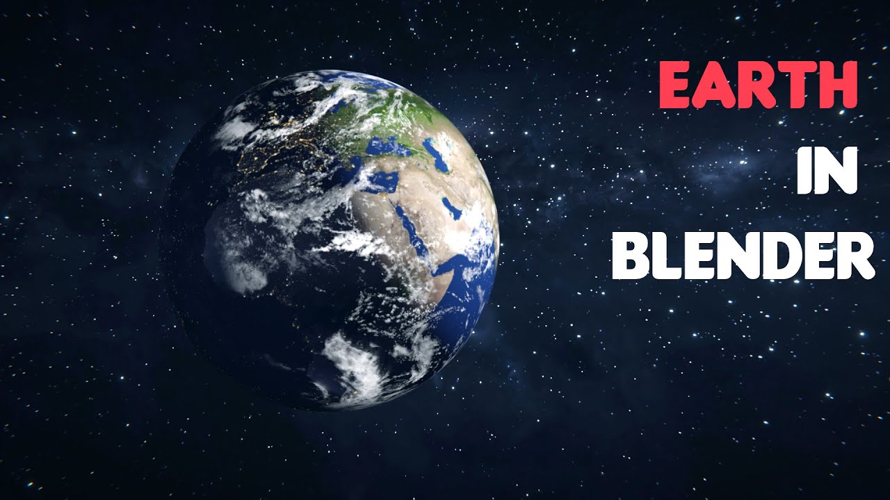 How to Make Earth in Blender Blender Earth Tutorial Create