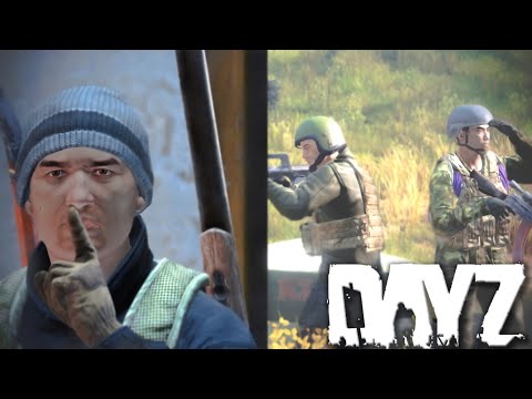 Видео: Чуть не попался скваду на глаза! Снайпер ищет цели. DayZ. 1.14