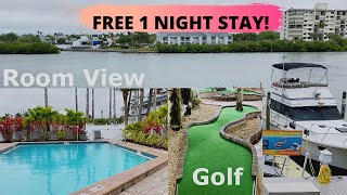 Holiday Inn & Suites Clearwater Beach SHarbourside | Hotel & Room Tour | Travel Vlog #pinayamerican
