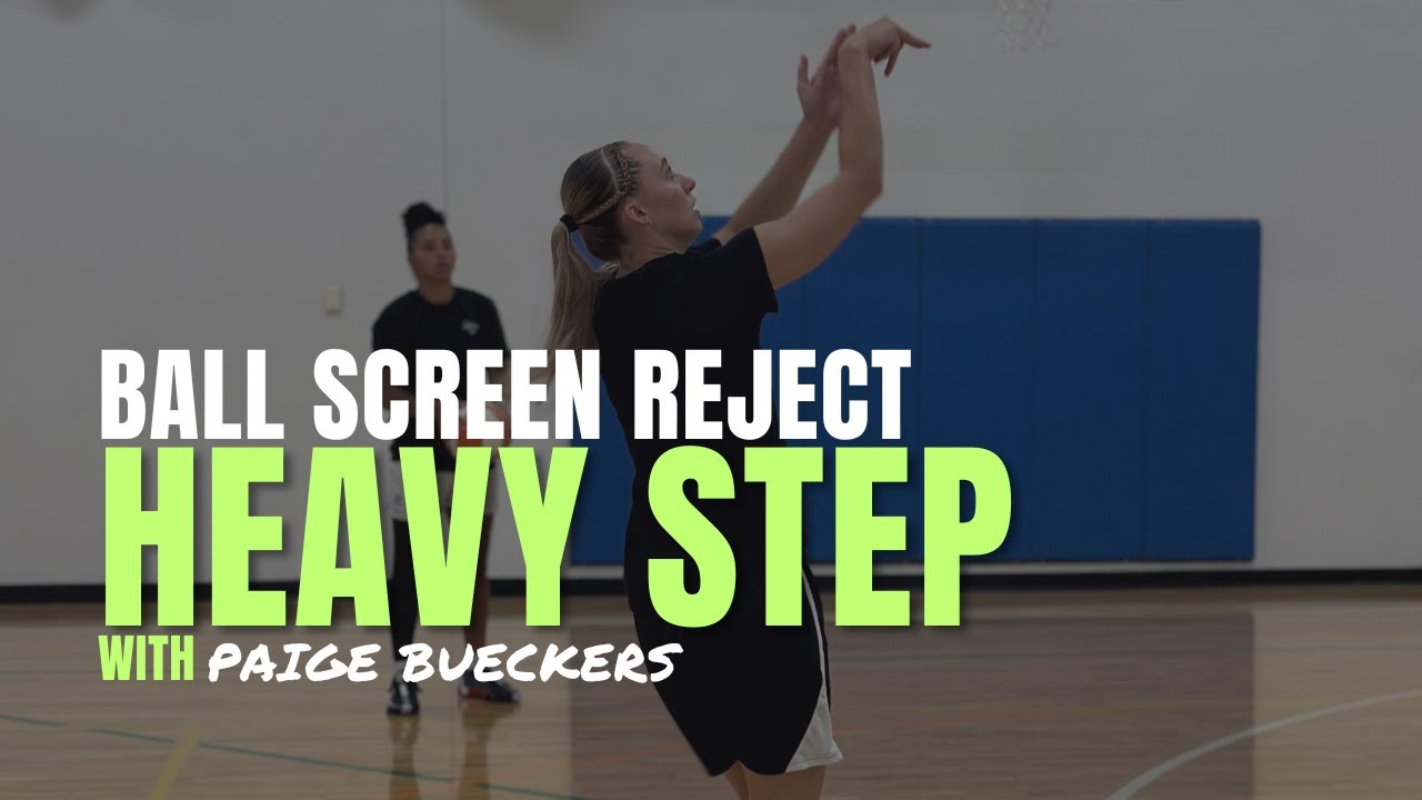 Paige Bueckers — Ball Screen Reject into Heavy Step | How to Create Space and Open Passing Windows