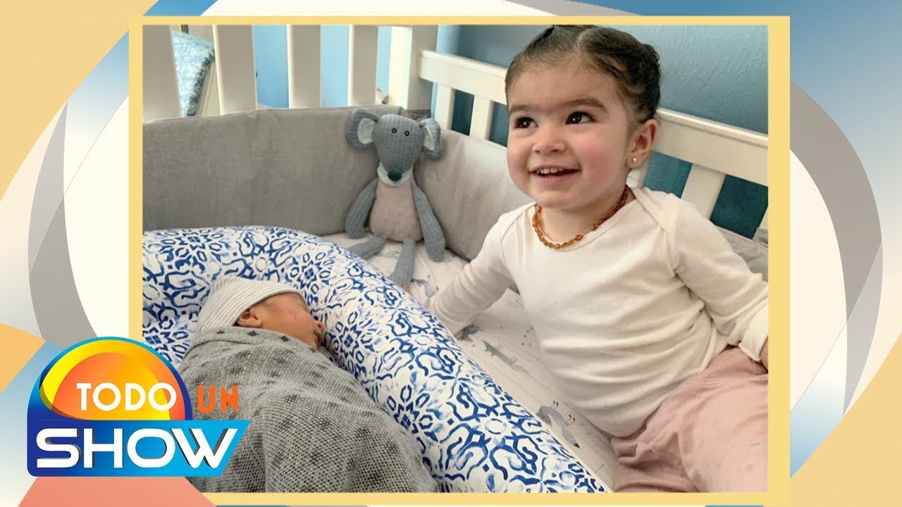 ¡Lisa por fin conoció a su hermanito Lucio! Mira las imágenes que compartió Laura G. | Todo Un Show tv azteca uno