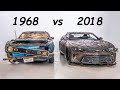 Restoration Abandoned New vs Old Chevrolet Camaro 2020 vs 1968 - Muscle Car Model Cars