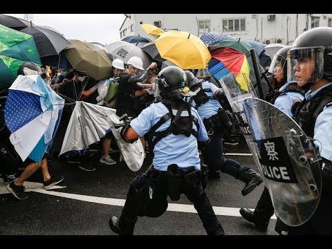 Hong Kong protesters break into the legislative council building
