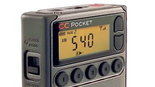 CC pocket radio am/fm/weather