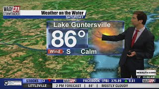 Rob Elvington's Friday, September 3 Midday North Alabama Weather Forecast