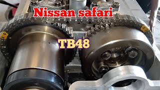 Nissan safari engine timing 4.8 engine (TB48) Nissan patrol  2009