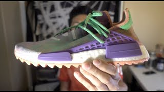 Adidas Pharrell Williams Human Race Holi NMD Quick Review + SIZING! -  YouTube