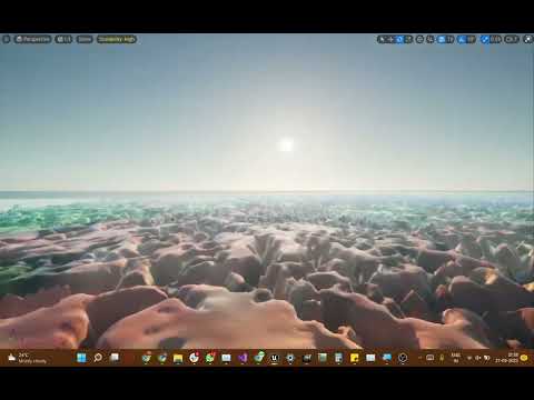 Unreal Engine 5 Geodetically Accurate Terrain from NASA Mercury Landscape Data