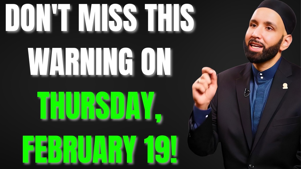 FINAL MOMENTS BEFORE RAMADAN — WATCH NOW! - OMAR SULEIMAN