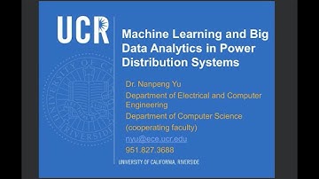 (IEEE BDA Tutorial Series) Machine Learning and Big Data Analytics in Power Distribution Systems