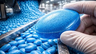 Inside The Factory That Produces Millions of Blue Pills Daily