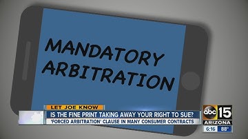 Is the fine print taking away your right to sue