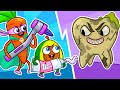 Going to the Superhero Dentist 🦷😁 || Funny Stories for Kids by Pit & Penny 🥑