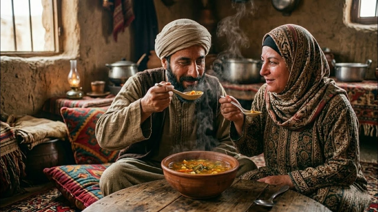 جحا والشوربة الساخنة 🍲