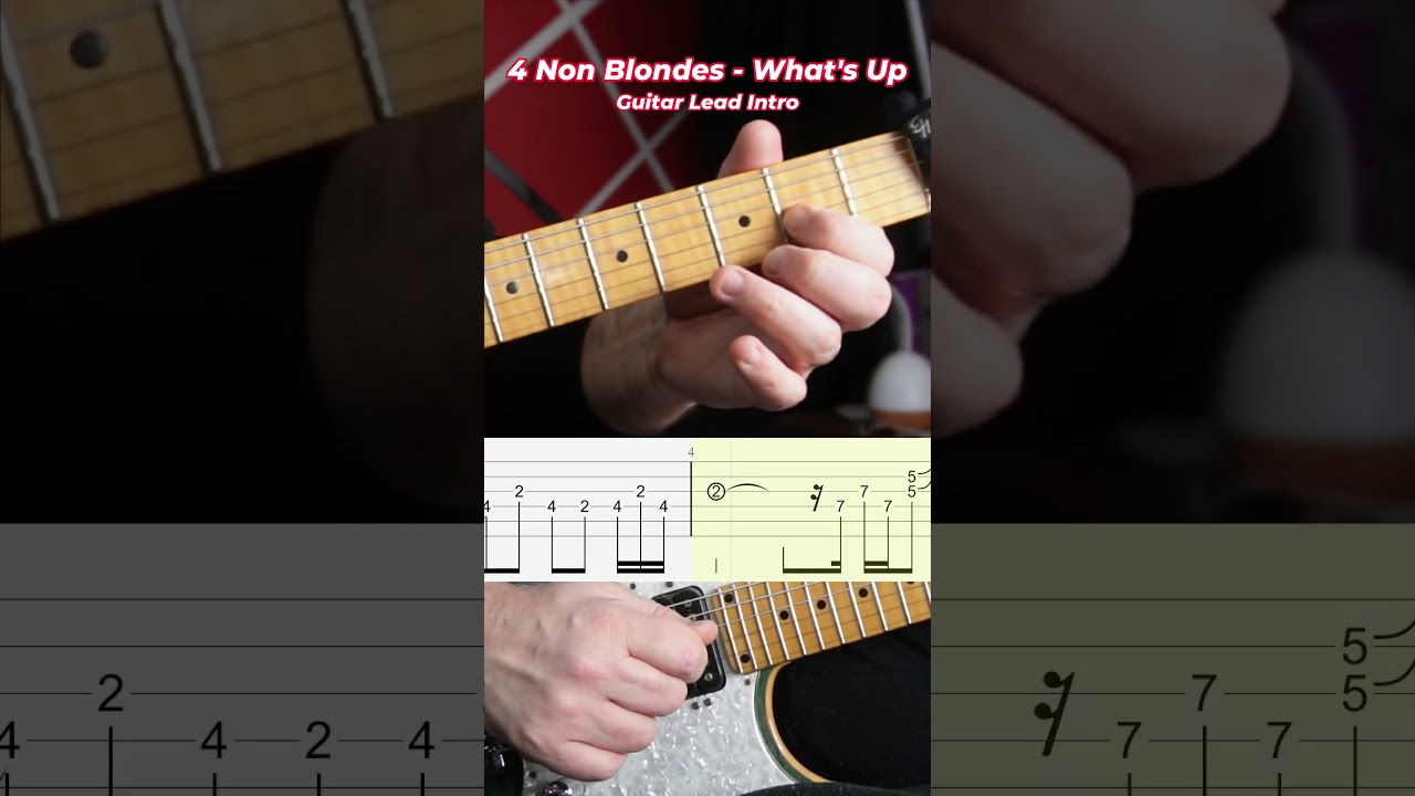 #tutorial  4 Non Blondes   What's Up  #guitar #guitarlesson  #guitarcover