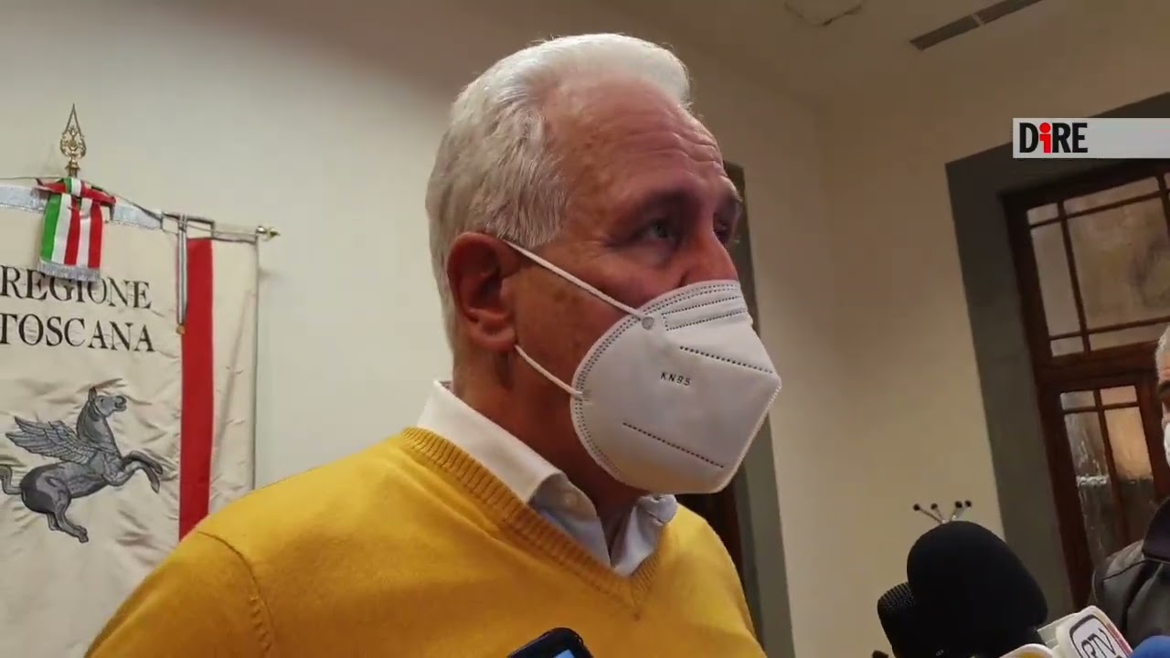 Giani - In Toscana i No-Vax ridotti a 93.000 (31.01.22)