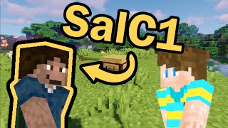 I met SalC1 in Minecraft!