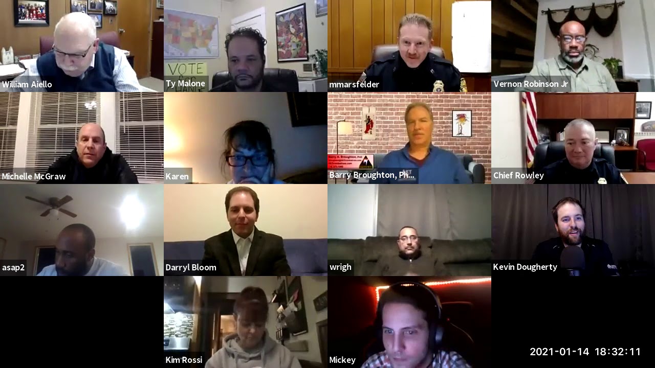 City Of Olean Police Reform and Re-Invention Meeting - 1-15-2021